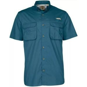 Men's Redhead Button Down Blue Shirt (L)
